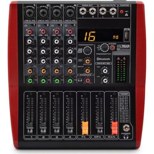 Guangzhou Tiwa 4 Channel Mini DJ Mixer Audio