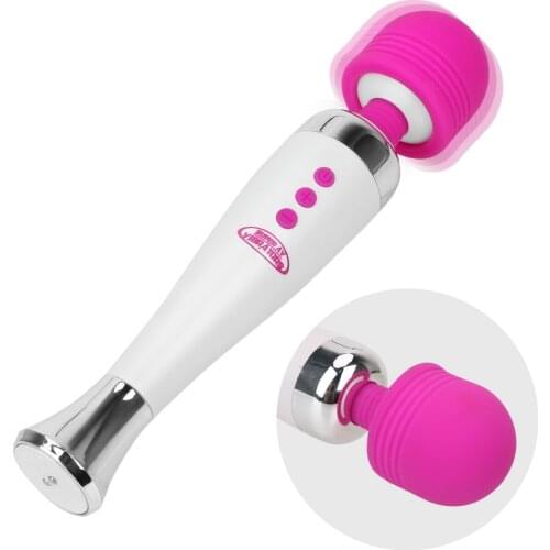 IKOKY 12 Speed Clitoris Stimulate AV Massager Vibrators Magic Wand USB Charging Sex Toys for Women G-spot