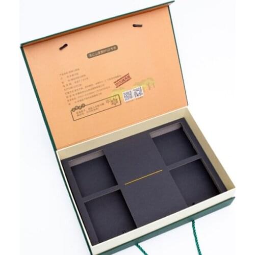 Custom cardboard book shape gift box with foam insert ---DH12031