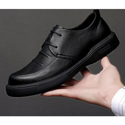 Men Casual Shoes slip on Comfort Men Shoes Sneakers Men Loafers Business Male Adult Office Leather Shoes Retro Men Footwear