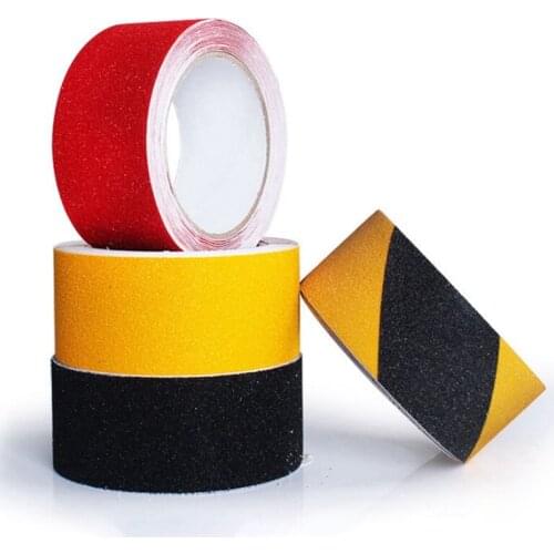 Non Slip Safety Tape Strong Adhesive Safety Traction Tape PVC Warning Tape Stairs Floor Anti-slip Indoor/Outdoor Stickers
