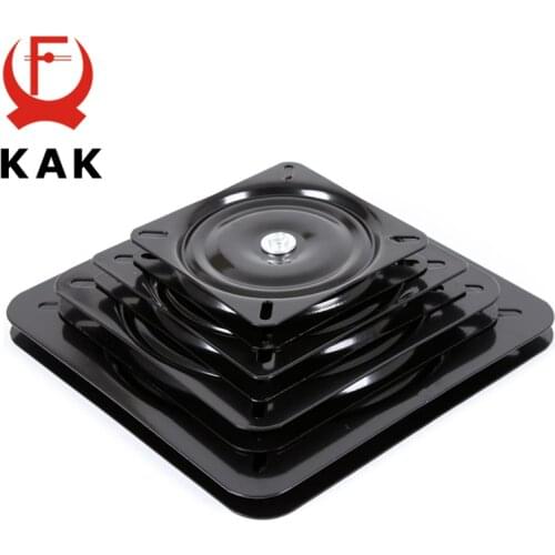 KAK Swivel Chair Plate Fishing Marine Seat Swivel Plate 360 Degree Furniture Rotary Full Solid Steel Ball Bearing Rotating