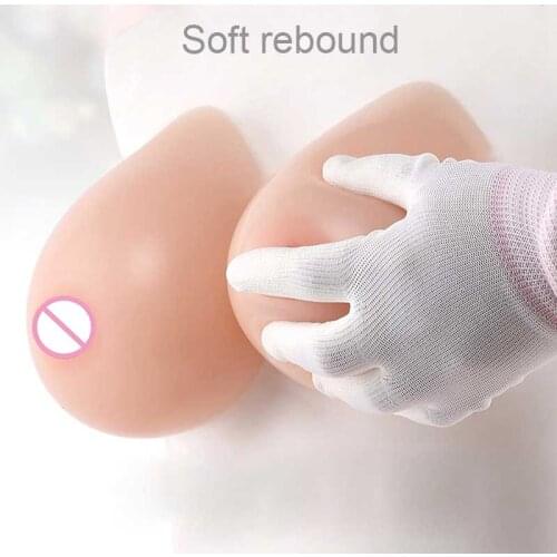 Realistic Fake Boobs Tits Artificial Self Adhesive Silicone False Breast Forms Crossdresser boobs Shemale Transgender Drag Queen