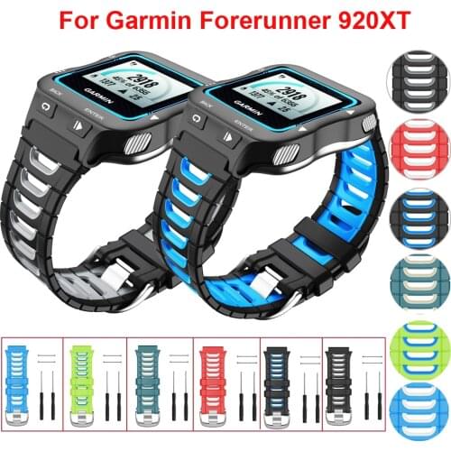 Silicone Wristband Watch Strap For Garmin Forerunner 920XT GPS 920 XT Watchband Running Swim Cycle Training Sport Bracelt Correa