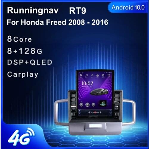 Runningnav For Honda Freed 2008-2016 Tesla Type Android Car Radio Multimedia Video Player Navigation GPS