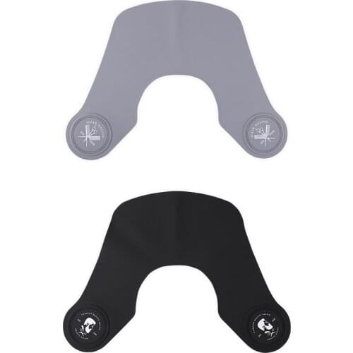 Silicone Barber Cape Hair Cutting Cloth Haircut Neck Cape Wrap Collar Shield Waterproof Hair Coloring Cuttin Hair Accessory