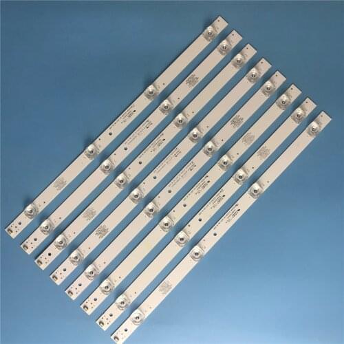 414mm LED Backlight strip 4 Lamps For Polaroid 43'' TV 43GSR4100KL 303MY430031 MY43D04-ZC23AG