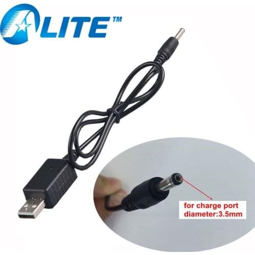 TMWT 3.5mm USB cable wire DC 5V for flashlight or headlamp charging USB charger