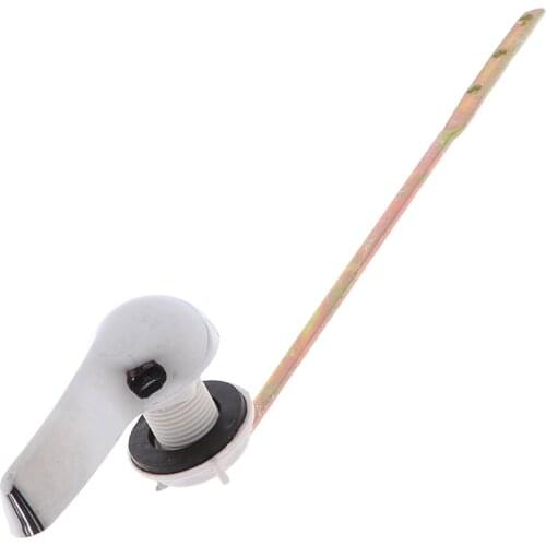 20CM Universal Toilet Tank Flush Lever Luxury Chrome Toilet Wrench Iron Handle Toilet Wrench Water Tank Accessory Bathroom Tool