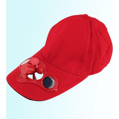Fan Hat Baseball Solar Fan Fan Toy