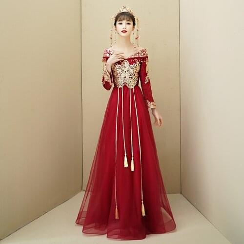 Retro Womens High Waist Cover Belly Wedding Gown (Pregant Can Wear) for Summer