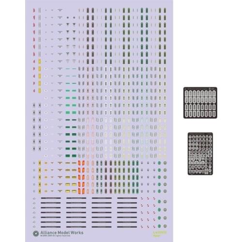 1/35 German WWII Wehrmacht Uniform Insignia and Devices 1 Set (Etching Parts+Decal)