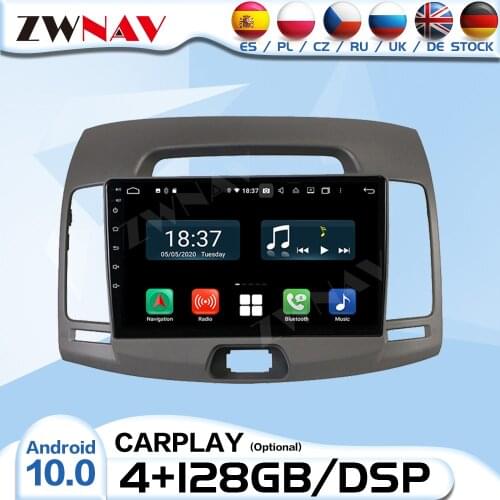 2 Din Android Radio Receiver For Hyundai Elantra 2006 2007 2008 2009 2010 2011 2012 Auto Audio Stereo Video Player GPS Head Unit