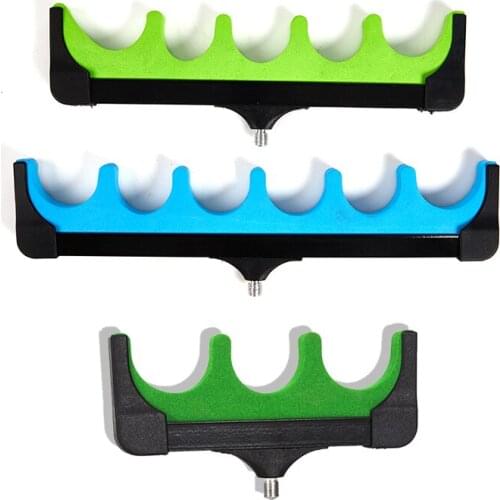 3-6holes Carp Fishing Rod Holder Stand 16-30cm Hard EVA Foam Top Feeder Rod Pod