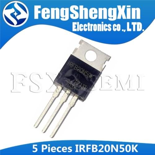 5pcs IRFB20N50K TO-220 FB20N50K TO220 IRFB20N50 20N50 Power MOSFET