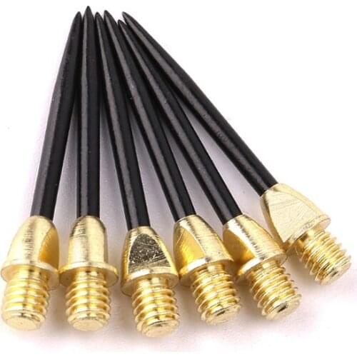 6Pcs/Set Professional Replaceable Dart Steel Tip 2BA Thread Darts Needle Accessories