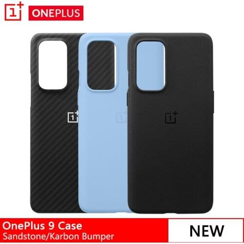 Newest Original OnePlus Case For OnePlus 9 Sandstone Bumper Protective Case For Oneplus 9 Karbon Bumper Case