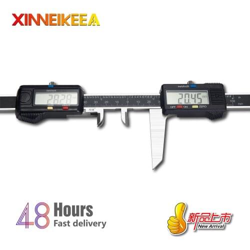 Digital Caliper 100mm Keyway Symmetrical Caliper Measuring Tool Dual Digital Display Meter Industrial Grade Non Standard Caliper
