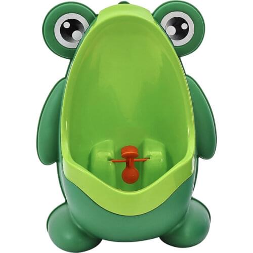 Frog Baby Potty Toilet Urinal Kids Potty training Baby Boys Pee Toilet infant Bathroom Wall-Mounted Urinal girls Travel Potty