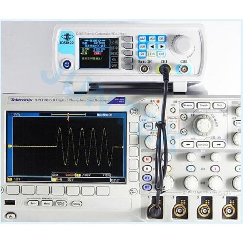 Dual-Channel JDS6600 40MHZ Digital Control Frequency Meter DDS Function Signal Generator Arbitrary Sine Waveform