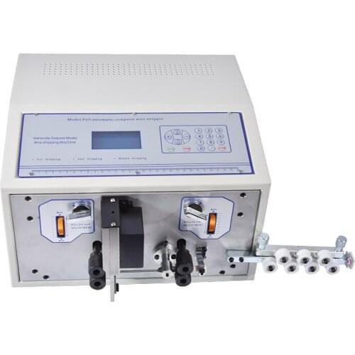 SWT508D-II 110-220V Electric Wire Stripping Machine Computer Automatic Cutting Cable Stripper Twisting Peeling Machine