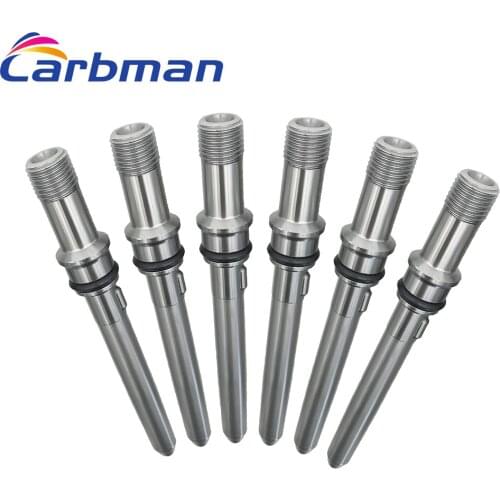 Carbman 6 New Injector Connector Tubes For Dodge Diesel 5.9L 6.7L Replace for 4929864