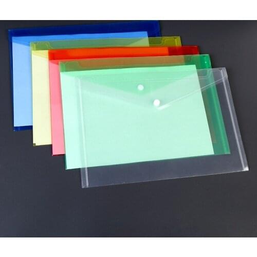 A4 pocket folder document bag waterproof button file bag snap button desk organizer bag desk organizer storage