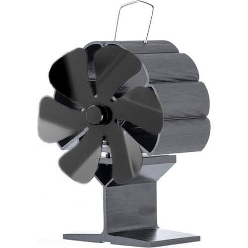 Mini Fireplace Fan 5/6-Blade Heat Powered Stove Fan For Wood / Log Burner/Fireplace Quiet Environmental Fan Stove Fireplace Fan