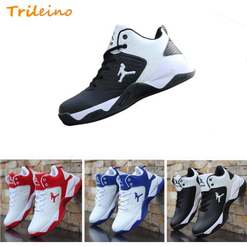 Men Basketball Shoes Jordans Air Cushion Basketball Sneakers Anti-skid High-top Couple Shoes Breathable jordans Basketball Boots