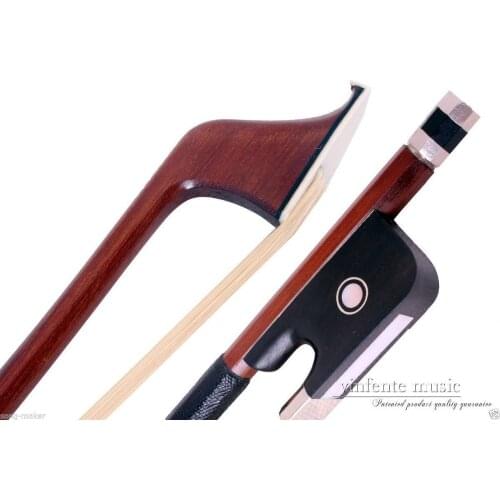 New Brazil Wood Cello Bow 4/4 Straight ebony f rog Pretty inlay 1PCS #DH-72