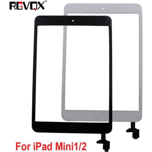 Touch Screen Original For iPad Mini 1 A1432 A1454 A1455 Mini 2 A1489 A1490 A1491 mini1 mini2 TP IC with Home Button Adhesive