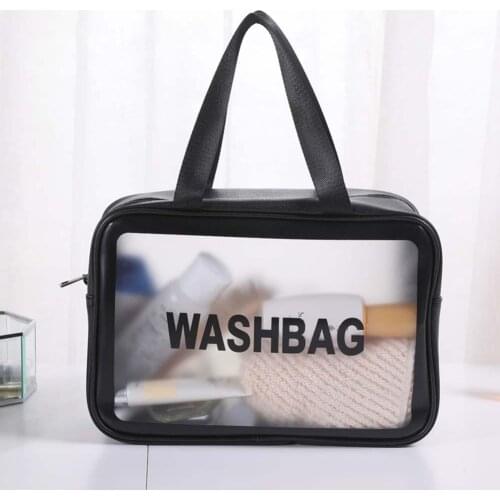 Transparent TPU Bags Travel Organizer Clear Makeup Bag Beautician Cosmetic Bag Beauty Case Toiletry Bag Make Up Pouch Wash Bags