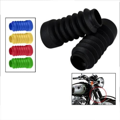Motorcycle Rubber Fork Boot Cover Suspension Dust Shield Protection for Dio