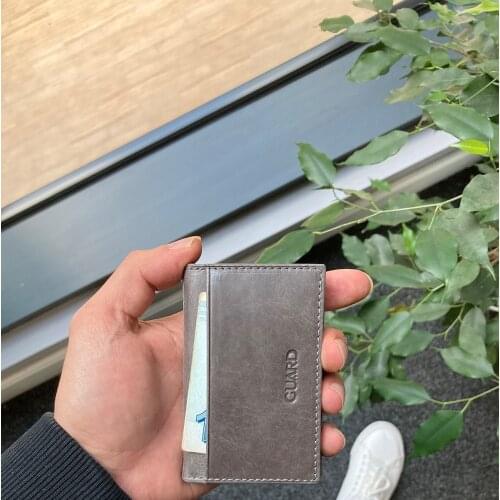 Luxury Wallet Men Genuine Leather Sport Classic Wallet Purse For Gift Genuine Leather Multi Card Holder Secure Genuine Leather