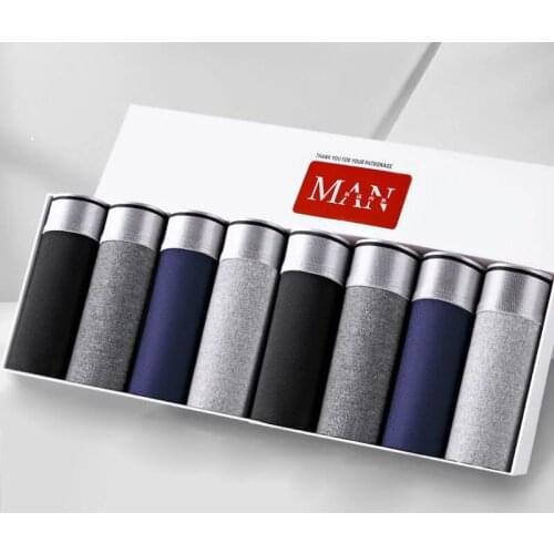 Boxer Male Panties Mens Underwear Boxers Breathable Sexy Man Boxer Solid Underpants Comfortable Plus Size BoxerShorts Lot L-5XL