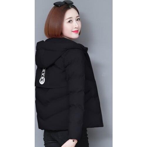 Women Jacket New Female Down Cotton jJacket Ladies Winter Women Parkas Short Casual Tops Women‘s Thicken Coat Plus Size 4XLA272