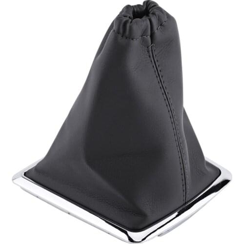 1pc Car Gear shift stick boot cover and frame grade PU leather dustproof gear shift gaiter boot fit for Ford Focus 2005-2012