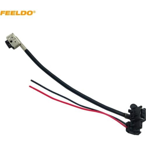 FEELDO 2Pcs Power Cord Wire Harness For Hella Factory Original D1S OEM Xenon HID Ballast #AM1958