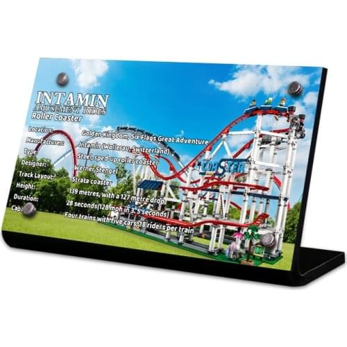 Acrylic Display Stand Brand for Creator Expert Roller Coaster 10261 Building Kit