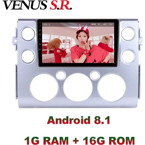 VenusSR Android 8.1 2.5D car dvd for Toyota LandCruiser F J Radio 2007-2018 multimedia Radio stereo gps navigation