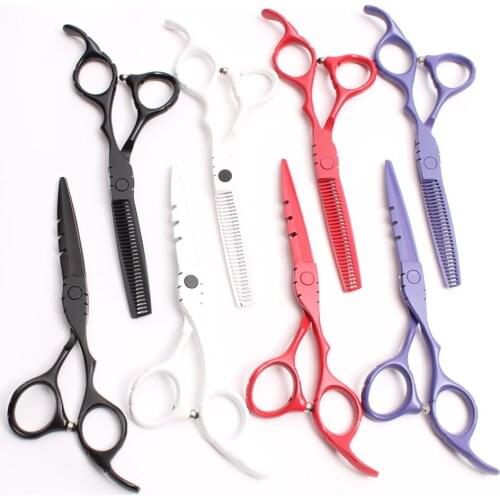 C1010 5.5'' Customized Brand Japan 440C Hairdressing Scissors Cutting Shears Thinning Scissors Professional Human Hair Scissors