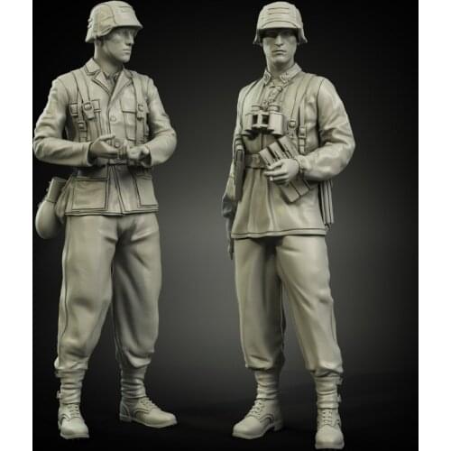 1/35 Grenadier set Normandy, Resin Model Soldier GK, WWII military themes, Unassembled and unpainted kit