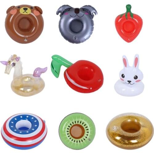 Fashion Doll Accessories Rabbit & Tree-Shaped Swimming Rings & Tyre Pump Color Random For Babies Dolls Girls Toy Gift
