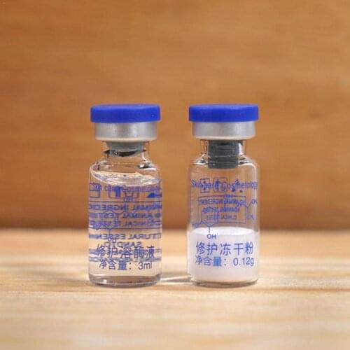 One Set /2Pcs EGF Lyophilized Epidermal Growth Factor Scars DGF5705 Acne Wrinkles Serum Treatment EGF Skin Pimples Powder C T5I1