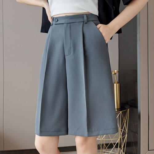 Cheap wholesale 2021 spring summer new fashion casual cute sexy women pants outerwear woman female OL wide leg pants Py1525