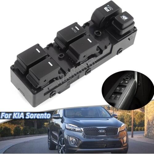 Window Front Left Master Switch Fit For KIA Sorento 2010 2011 2012 ,93573-2P200,935732P200 MZORANGE