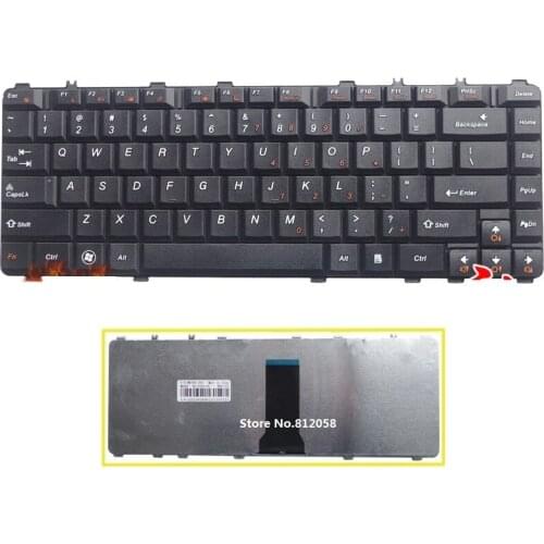 SSEA New laptop US Keyboard for Lenovo Ideapad Y450 Y450A Y450G Y550 Y550A Y550P Y460 Y560
