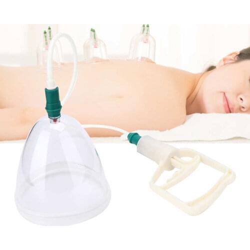 Breast Cupping Cup Sucker Female Chest Breast Vacuum Cupping Cup Chest Care Tool Massage Cans Chinese Medical Massage Kit