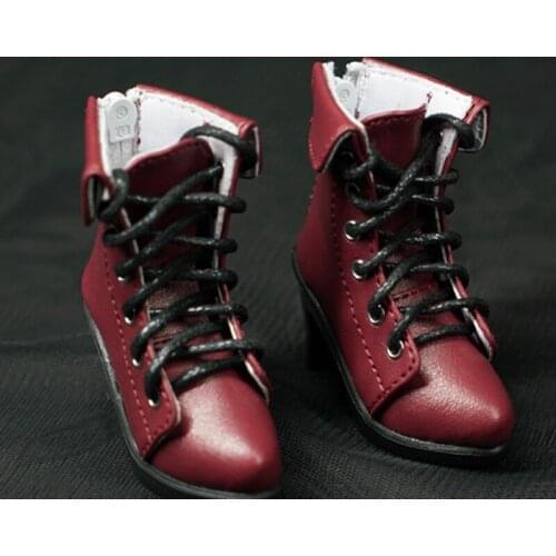 1/3 1/4 BJD Frosted Boots Shoes Fashion Heel Shoes For Doll SD BJD Doll Accessories