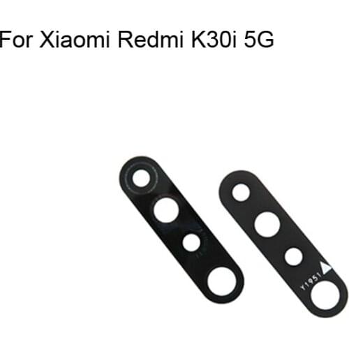 2PCS For Xiaomi Redmi K30i 5G High quality Replacement Back Rear Camera Lens Glass For Xiaomi Redmi K 30i 5G test good Parts